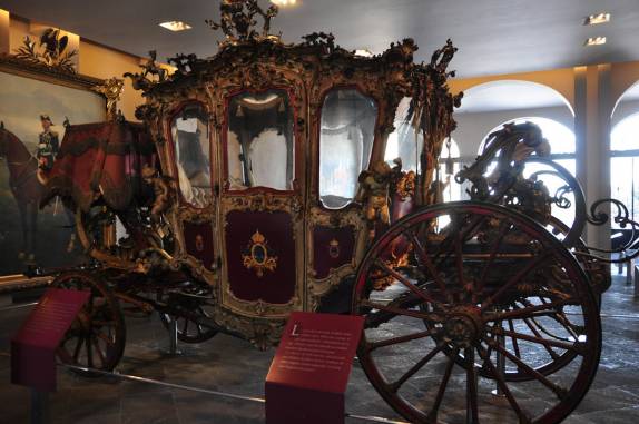 Carruagem de Maximiliano, exposta no Castillo de Chapultepec, na Cidade do México, capital do país